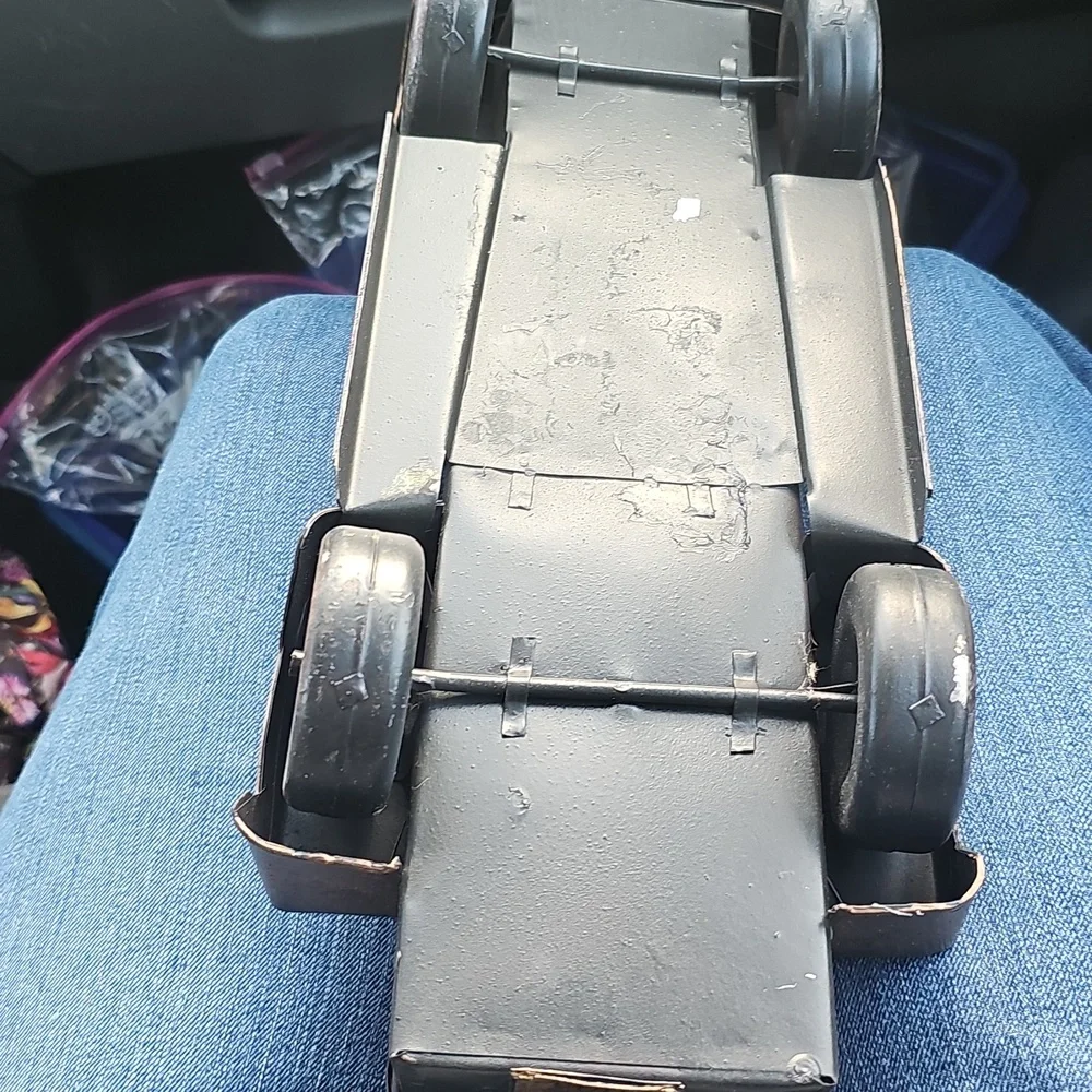 Old Tin Truck 14 Inches Long Unique